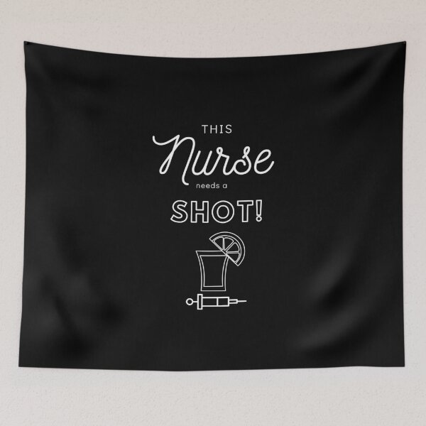 Item preview, This nurse needs a shot! (white text) designed and sold by HBThoughts.