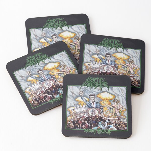 Item preview, Cryptic Slaughter - "Money Talks" Album Artwork designed and sold by Cyrus Valero.