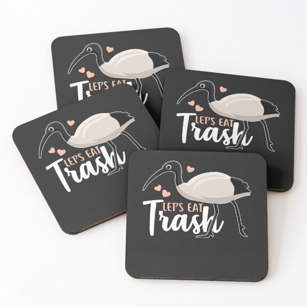Item preview, Let's Eat Trash Bin Chicken designed and sold by Clara Hollins.