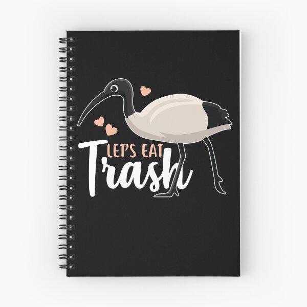 Item preview, Let's Eat Trash Bin Chicken designed and sold by Clara Hollins.