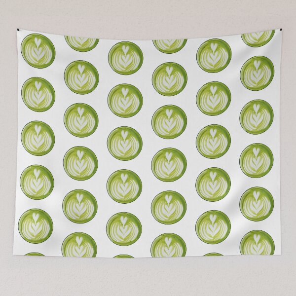 Item preview, Matcha Latte Illustration  designed and sold by ArtsyJulez.