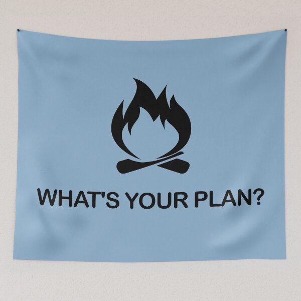 Item preview, What's Your Plan - Kirk Cameron American Campfire Revival designed and sold by almeapparel.