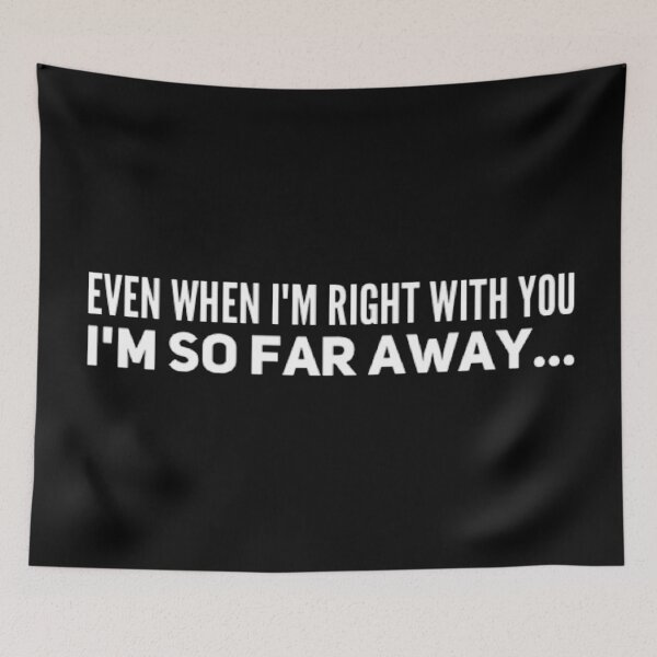 Item preview, So Far Away (White) designed and sold by UnicornPeeps.