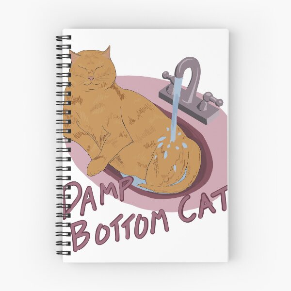 Item preview, Damp Bottom Cat Orange designed and sold by Polkadot4946.