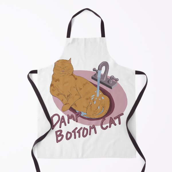 Item preview, Damp Bottom Cat Orange designed and sold by Polkadot4946.