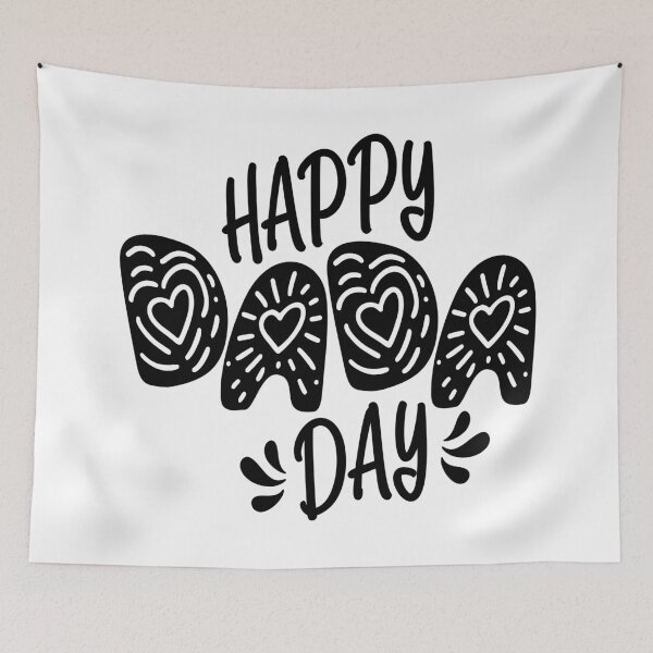 Item preview, Happy Dada Day Father's Day Typography Quote designed and sold by Hommie9977.