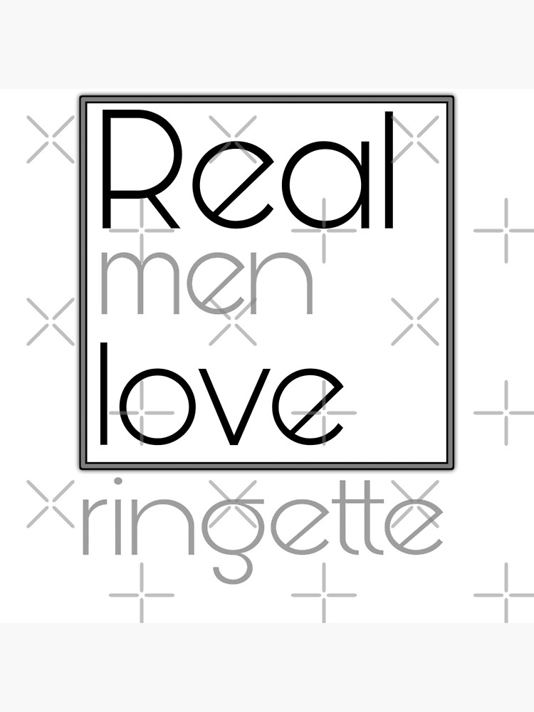 Disover Real men love ringette . ringette Premium Matte Vertical Poster