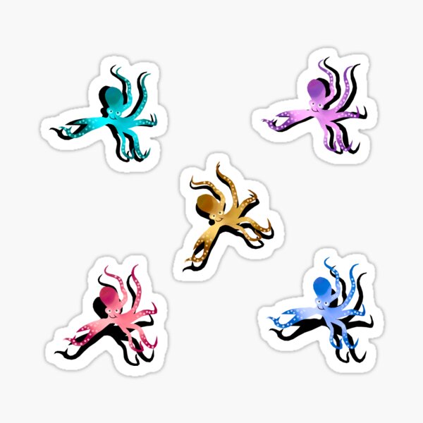 Item preview, Rainbow Octopus designed and sold by viqysarthouse.