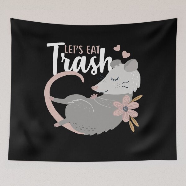 Item preview, Let's Eat Trash Opossum designed and sold by Clara Hollins.