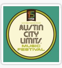 Austin City Limits 2016 15th Anniversary Sticker
