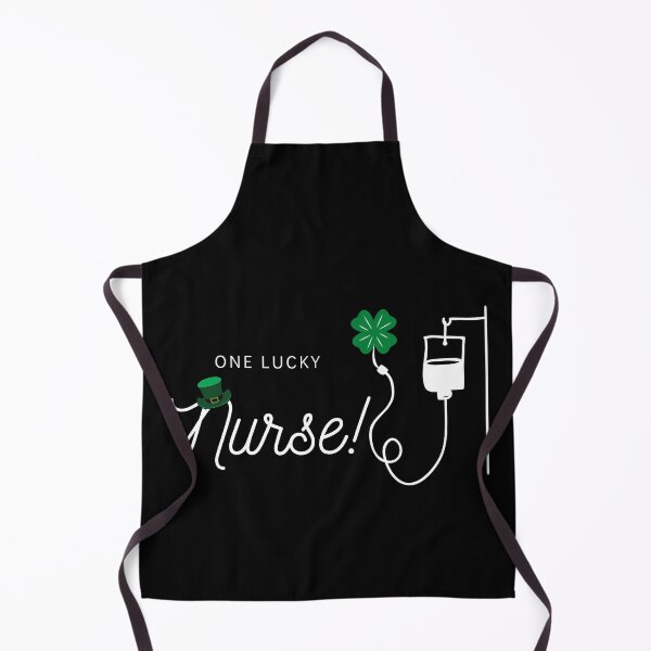 Item preview, One lucky nurse! (white text) designed and sold by HBThoughts.