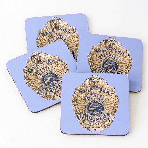 Item preview, Alaska State Troopers Badge designed and sold by Lawrence Baird.