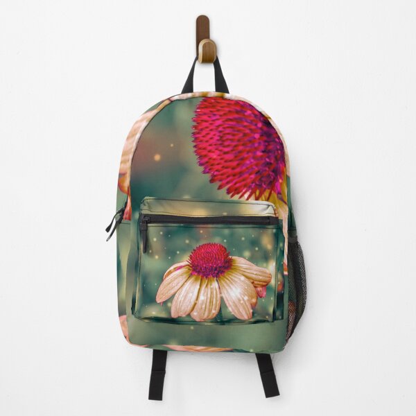 Item preview, Peach Coneflower in a snow flurry designed and sold by ncNatureVisions.