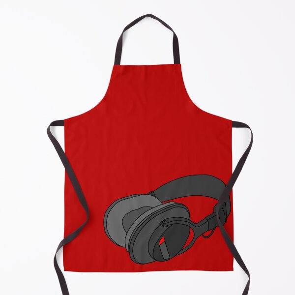 Item preview, Headphones on Red designed and sold by Rocket-To-Pluto.