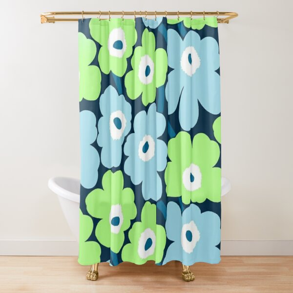 Unikko Shower Curtains Redbubble