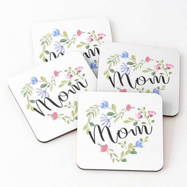Item preview, Mom, heart of flowers for mom designed and sold by latiendadearyam.