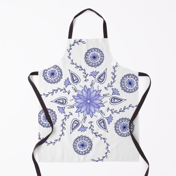Item preview, Dresden blue floral design designed and sold by dulceanic.