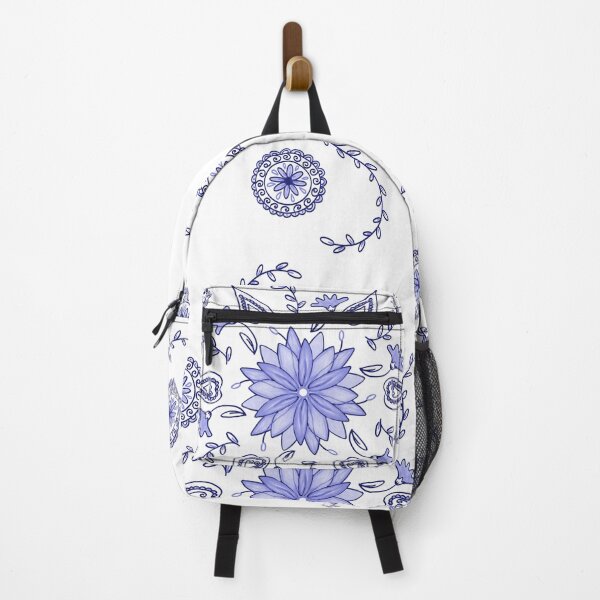 Item preview, Dresden blue floral design designed and sold by dulceanic.