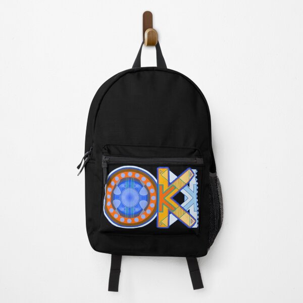 Item preview, OK (blue and orange) designed and sold by artfulnotebook.