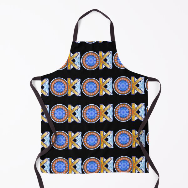 Item preview, OK (blue and orange) designed and sold by artfulnotebook.