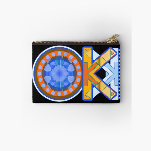 Item preview, OK (blue and orange) designed and sold by artfulnotebook.