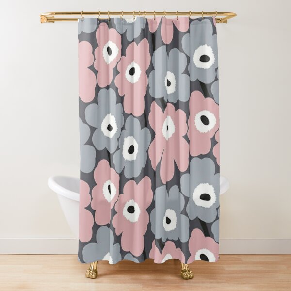 Unikko Shower Curtains Redbubble