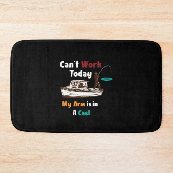 Item preview, Can't Work Today My Arm is in A Cast: Mens Fishing T shirt, Funny Fishing Shirt, Fishing Graphic Tee, Fisherman Gifts, Present For fisherman designed and sold by comeonyassine21.