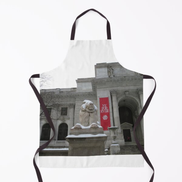 Item preview, Lion in Snow, New York City designed and sold by lenspiro.
