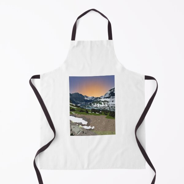 Item preview, Glacier National Park Illustration designed and sold by Joelle Tahta.