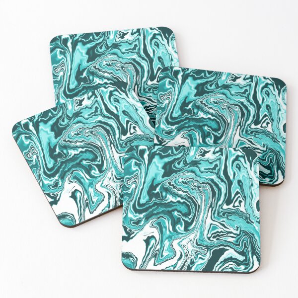 Item preview, cyan marble wallet designed and sold by mtobi12.