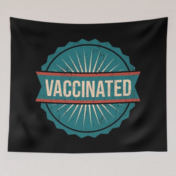 Item preview, Vaccinated Badge designed and sold by opalime.