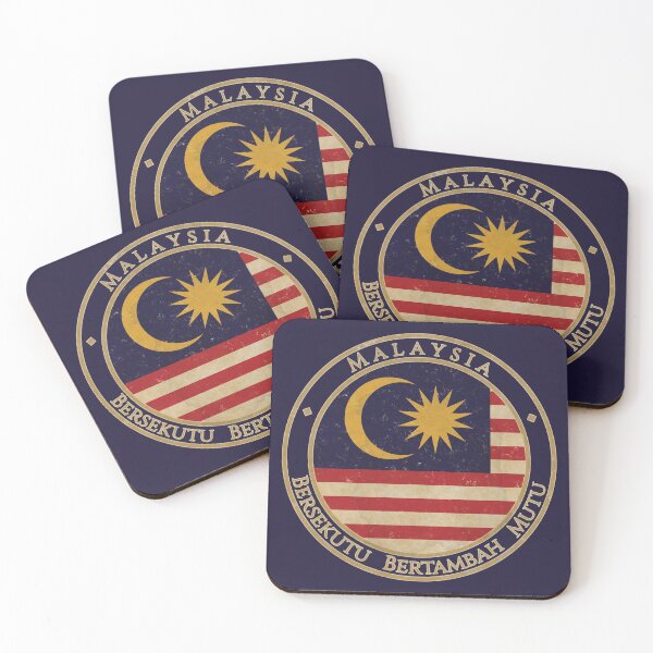 Artikelvorschau, Vintage Malaysia Asia Asian Flag entworfen und verkauft von DragonXX.