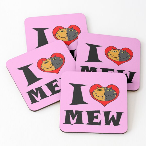 Item preview, I HEART MEW - TORTOISESHELL CAT designed and sold by RawSunArt.