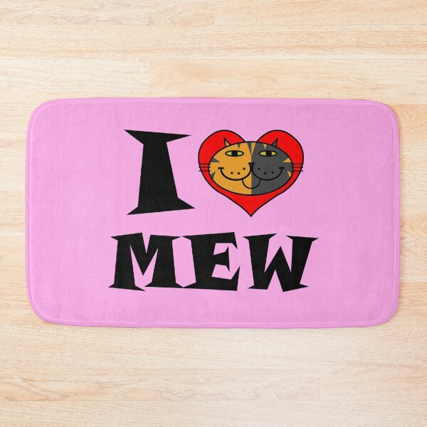 Item preview, I HEART MEW - TORTOISESHELL CAT designed and sold by RawSunArt.