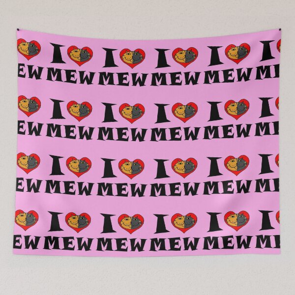 Item preview, I HEART MEW - TORTOISESHELL CAT designed and sold by RawSunArt.