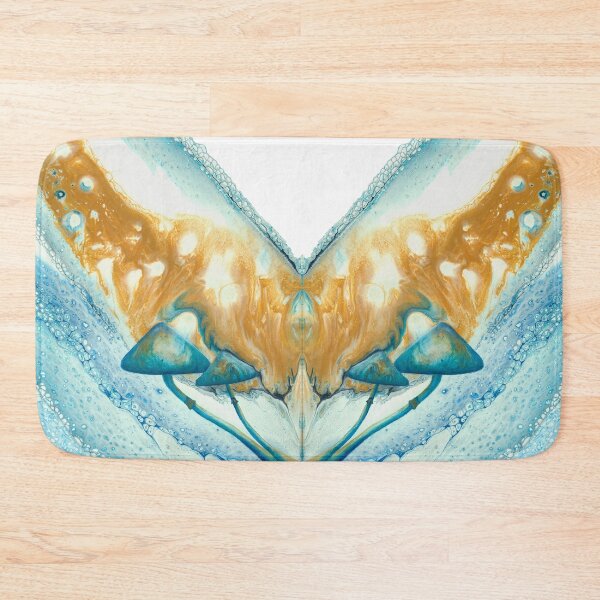 Item preview, Mushroom Twins Surf The Ocean designed and sold by JenAdamsCreates.