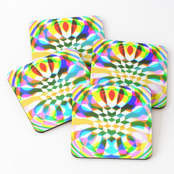 Item preview, Psychedelic abstract kaleidoscope pattern  designed and sold by Creativeart1974.