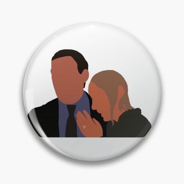 Michael and Holly Engagement The Office Pin for Sale by Shoe-La-La