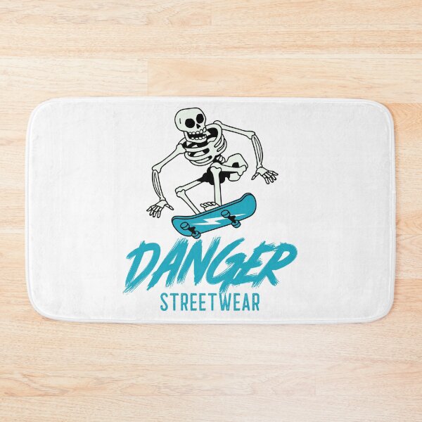 Item preview, Skateboarding Skeleton Danger Streetwear designed and sold by davestees506.