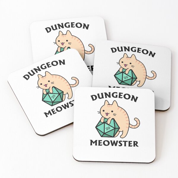 Item preview, Dungeon Meowster - Orange Tabby Cat with D20 designed and sold by Cute N' Nerdy Shop.