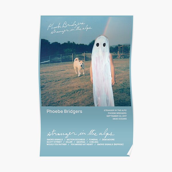 Phoebe Bridgers - Stranger in the Alps Tracklist Poster