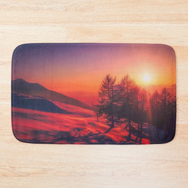 Item preview, Sunrise of Italy snow pines hills designed and sold by August-E.