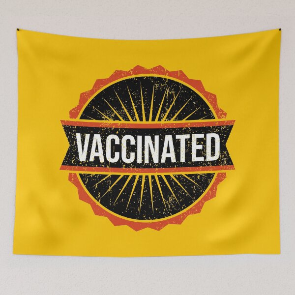 Item preview, Vaccinated Badge designed and sold by opalime.