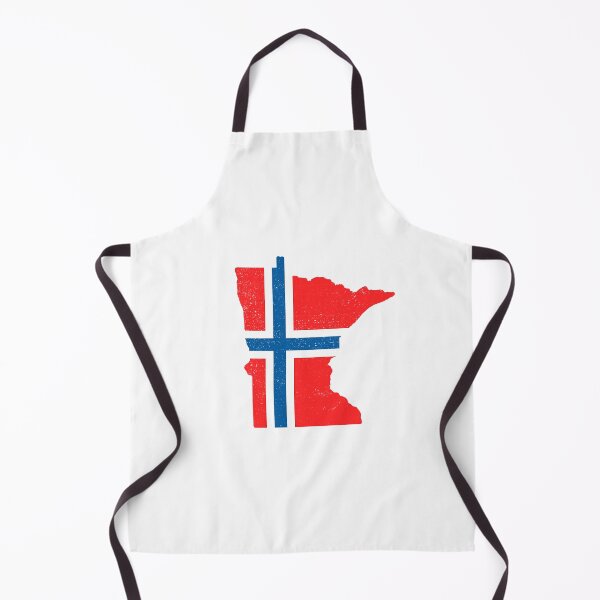 Item preview, Minnesota Norwegian Flag designed and sold by MinnesotApparel.