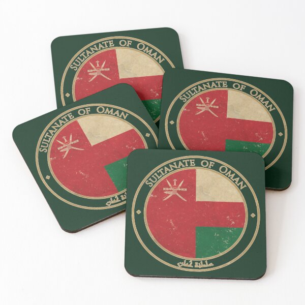 Item preview, Vintage Sultanate of Oman Asia Asian Flag designed and sold by DragonXX.