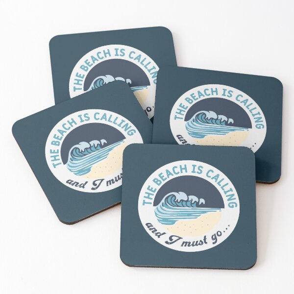 Item preview, Beach Is Calling and I Must Go designed and sold by SharksOnShore.