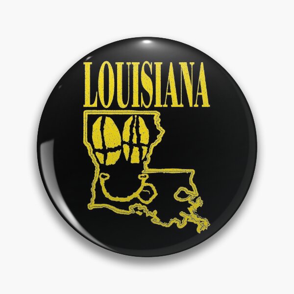 Item preview, Louisiana Grunge Smiling Face Black Background designed and sold by pelagio.