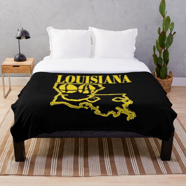 Item preview, Louisiana Grunge Smiling Face Black Background designed and sold by pelagio.