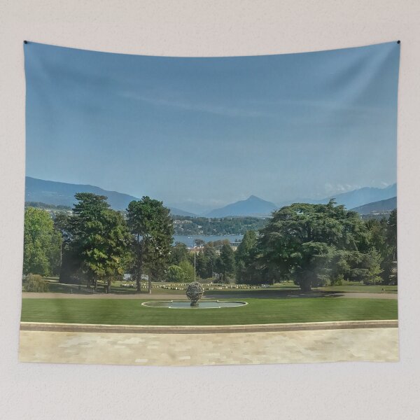 Item preview, View from United Nations building in Geneva Switzerland designed and sold by 3rdbrewdesign.