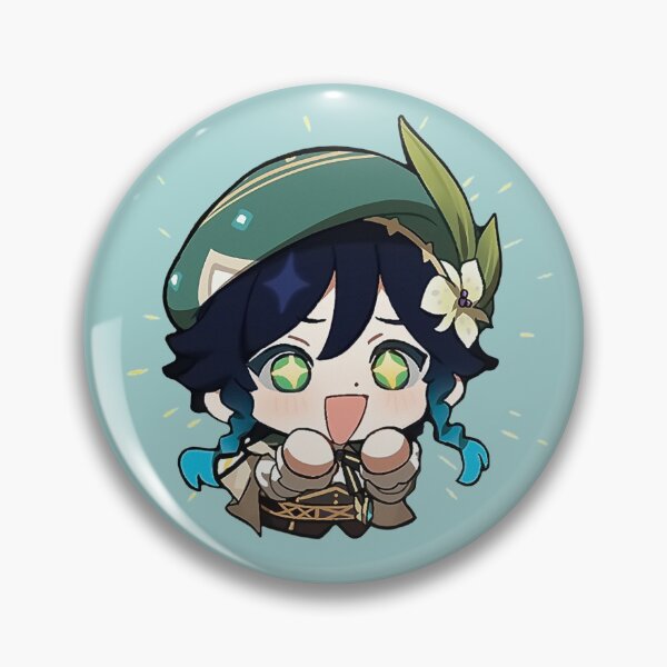 Venti | Genshin Impact Sticker "Aufgeregt" Button